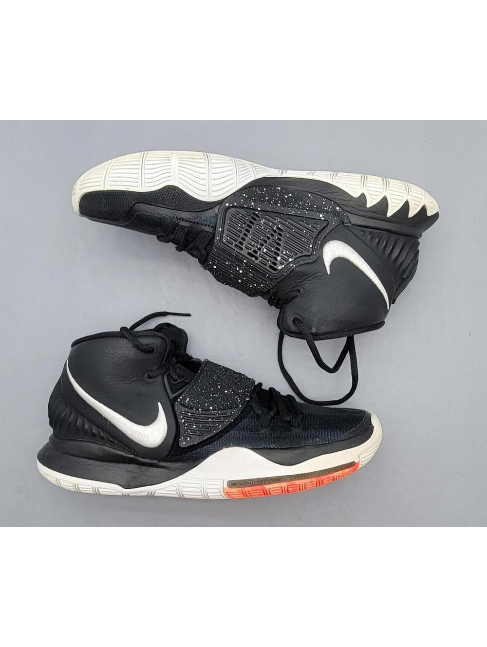 Nike Kyrie 6 Black White Splatter Basketball Shoes Men’s 7.5 BQ4630-001